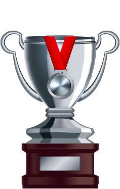 Silver trophy — second place