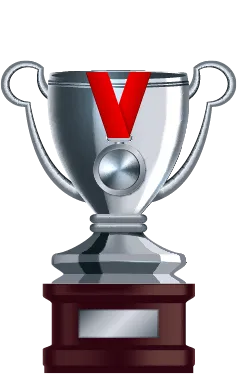 Silver trophy — second place